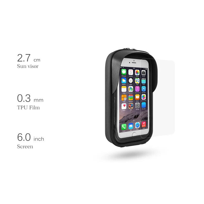 Sakwa, torba rowerowa na ramę z pokrowcem na telefon 6,2" Rockbros 009-42 2/7