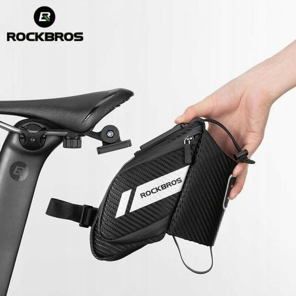 Torba rowerowa podsiodłowa z uchwytem na bidon Sakwa ROCKBROS (C32BK) 5/7
