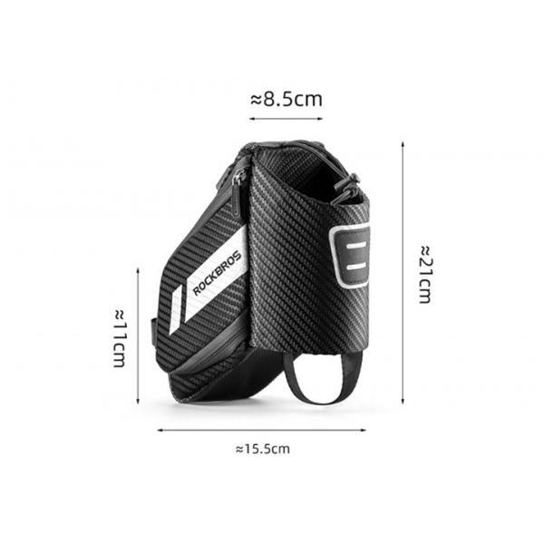 Torba rowerowa podsiodłowa z uchwytem na bidon Sakwa ROCKBROS (C32BK) 7/7