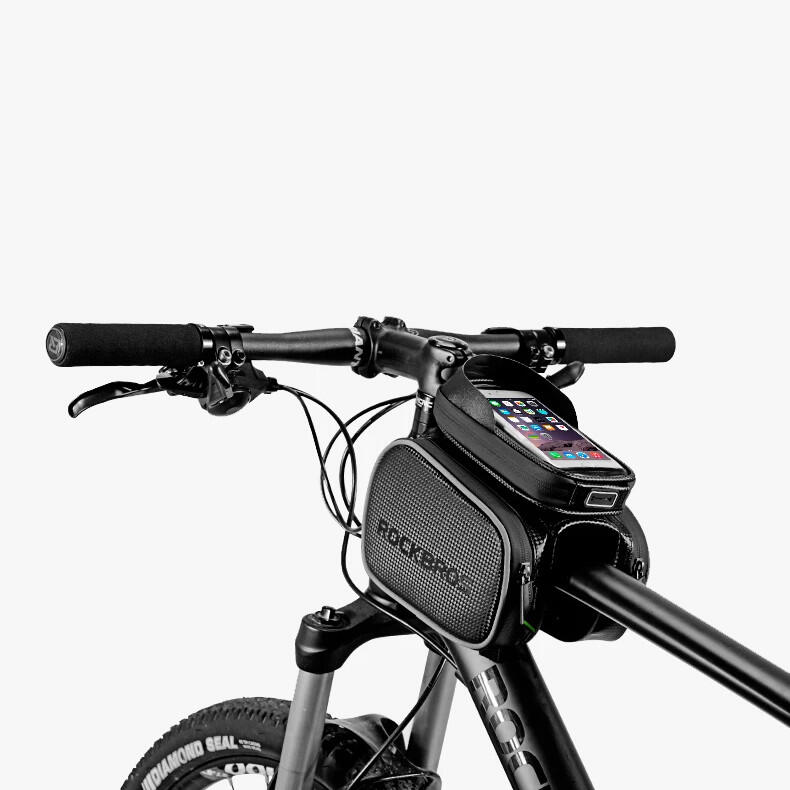 Sakwa, torba rowerowa na ramę z pokrowcem na telefon 6,2" Rockbros 009-42 4/7