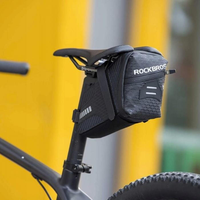 Sakwa podsiodłowa, torba rowerowa ROCKBROS (C29-BK) czarna 6/7