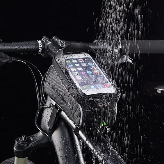 Sakwa, uchwyt rowerowy na telefon torba na ramę Rockbros 017-3BK 7/7