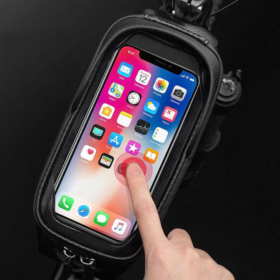 Sakwa, uchwyt rowerowy na telefon torba na ramę Rockbros B68 7/7