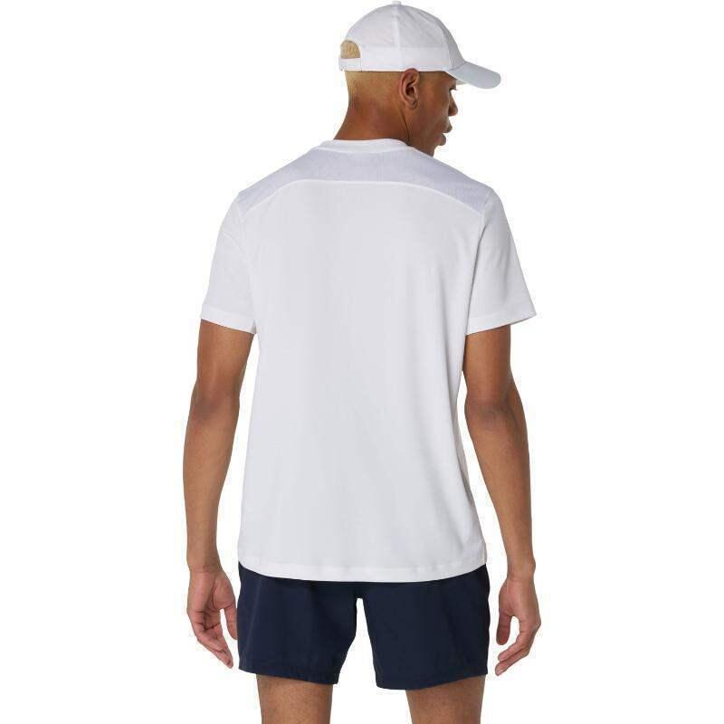 Maglietta Asics Court SS Bianco Brillante 2025 3/5