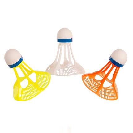 Frills Badminton-Volants, 3 Stück, Federn-Trainingsball