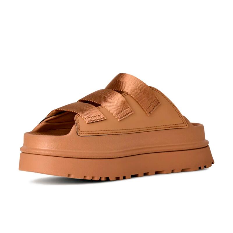 Sandales Plates Femme Ugg W Goldenglow Slide Marron 2/6