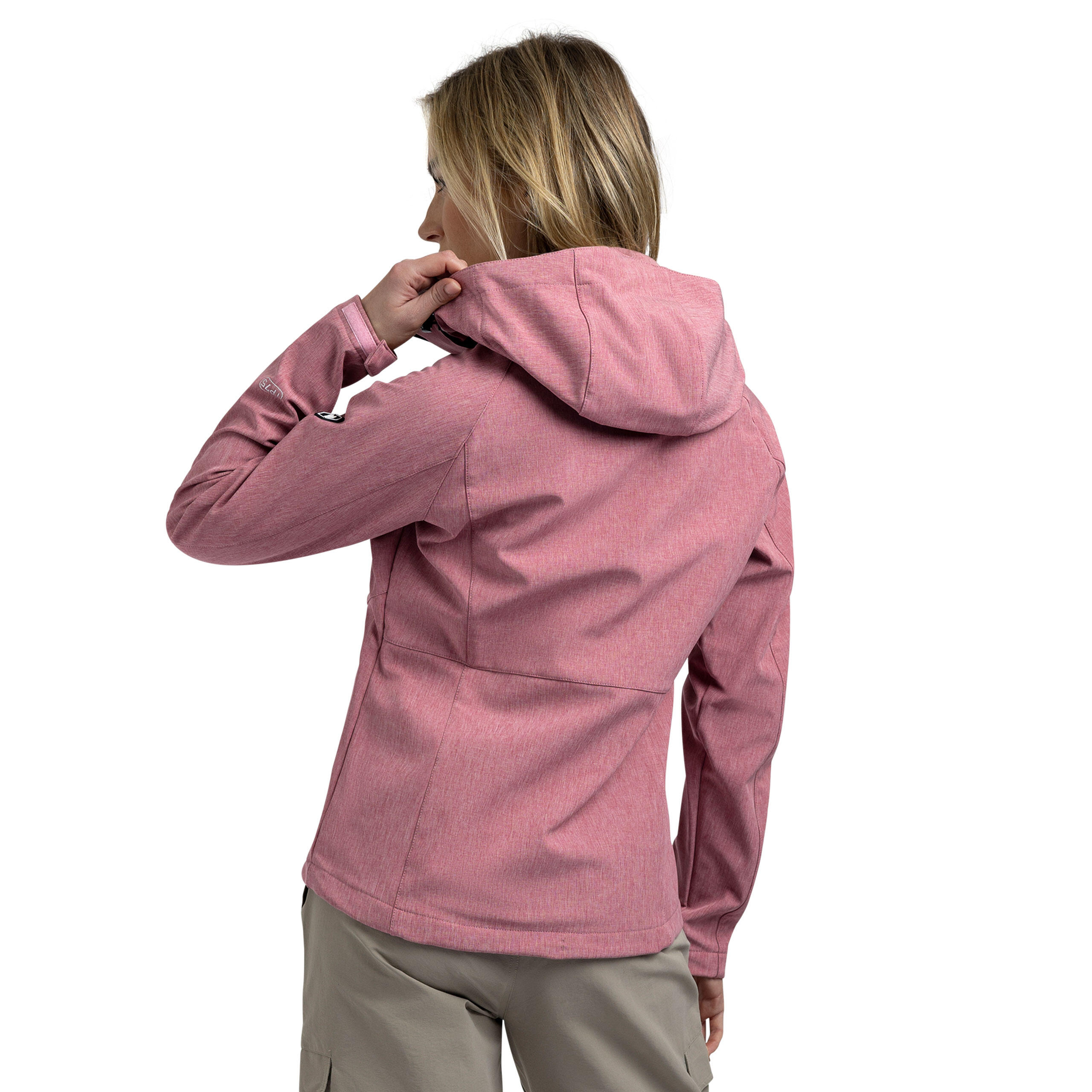Trespass Fryatt - Chaqueta softshell para mujer Light Mulberry Marl 5/5