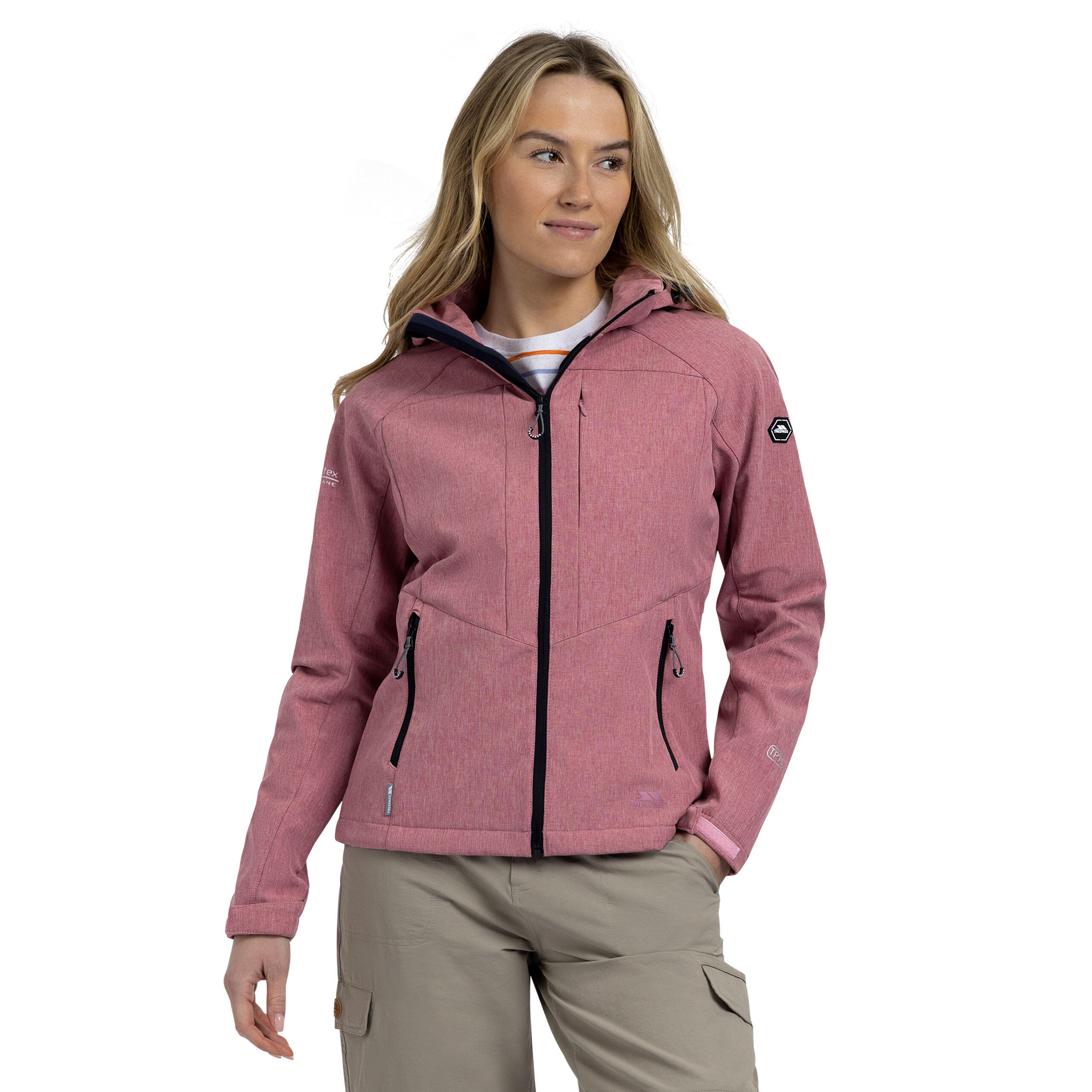 Trespass Fryatt - Veste Softshell Femme Light Mulberry Marl 4/5