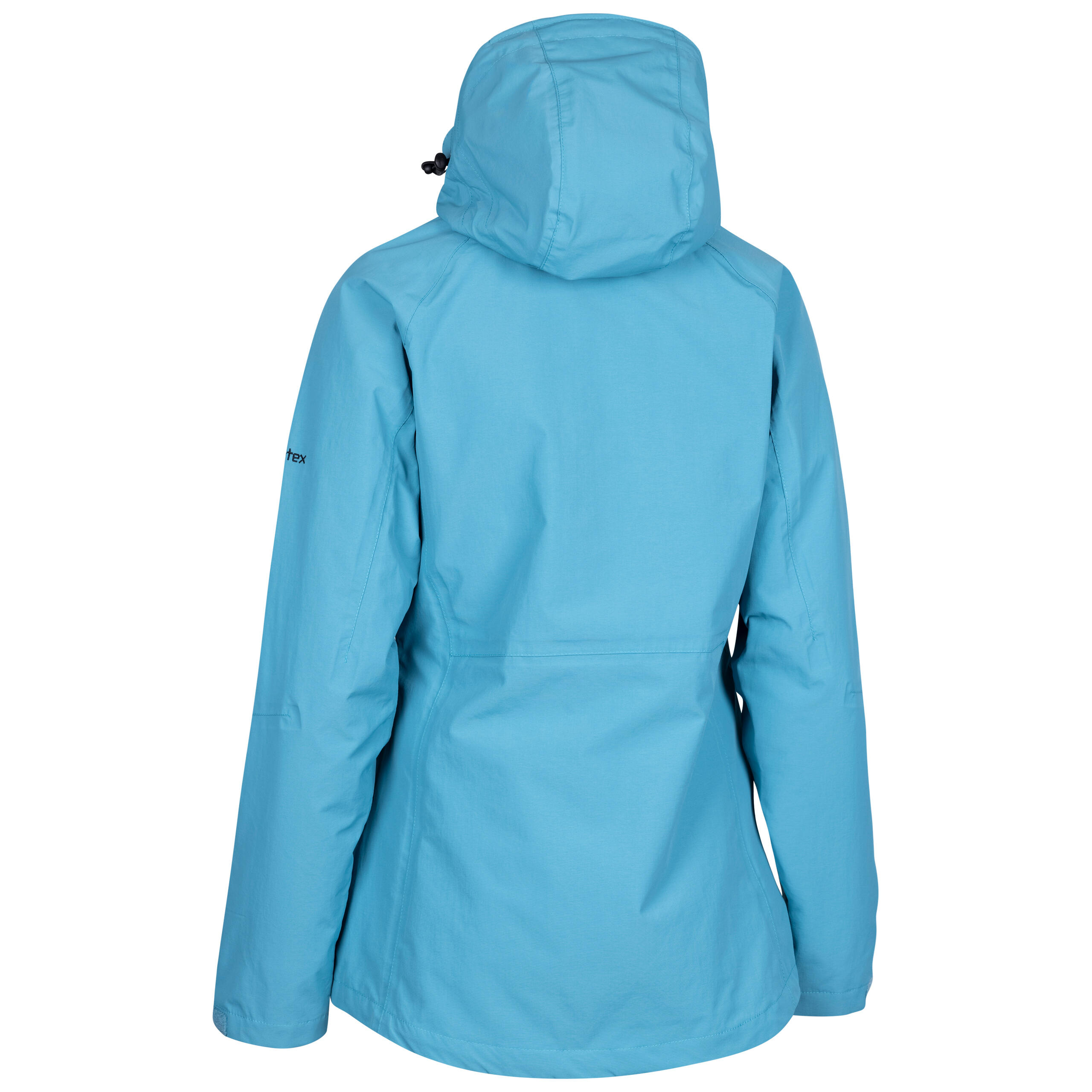Chaqueta impermeable con capucha y cremallera para mujer Trespass Tilbury 2/3