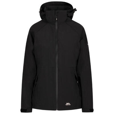 Dames waterdichte hoodie-jack met rits trespass tilbury