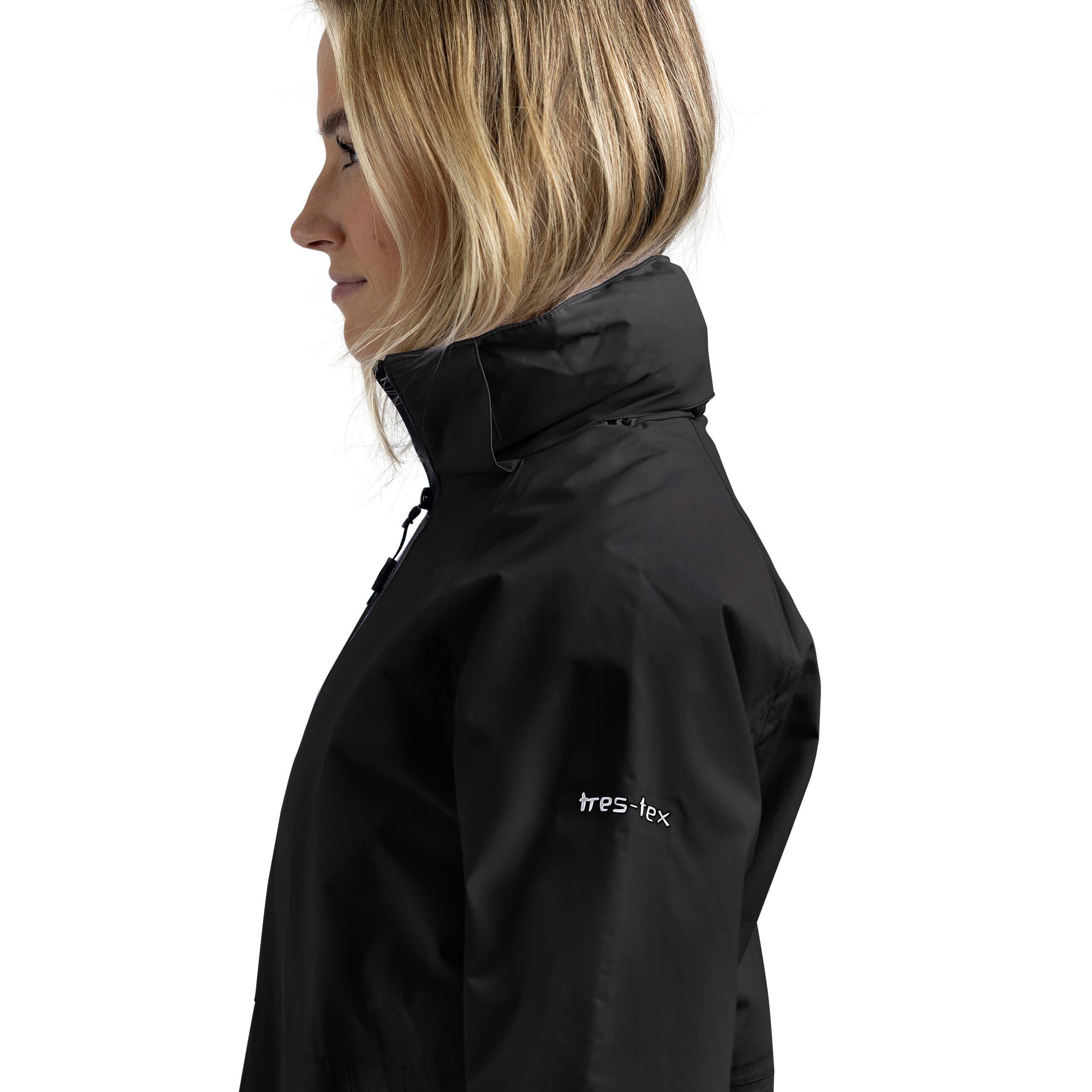 Giacca impermeabile con cappuccio e zip per donna Trespass Tilbury 4/4