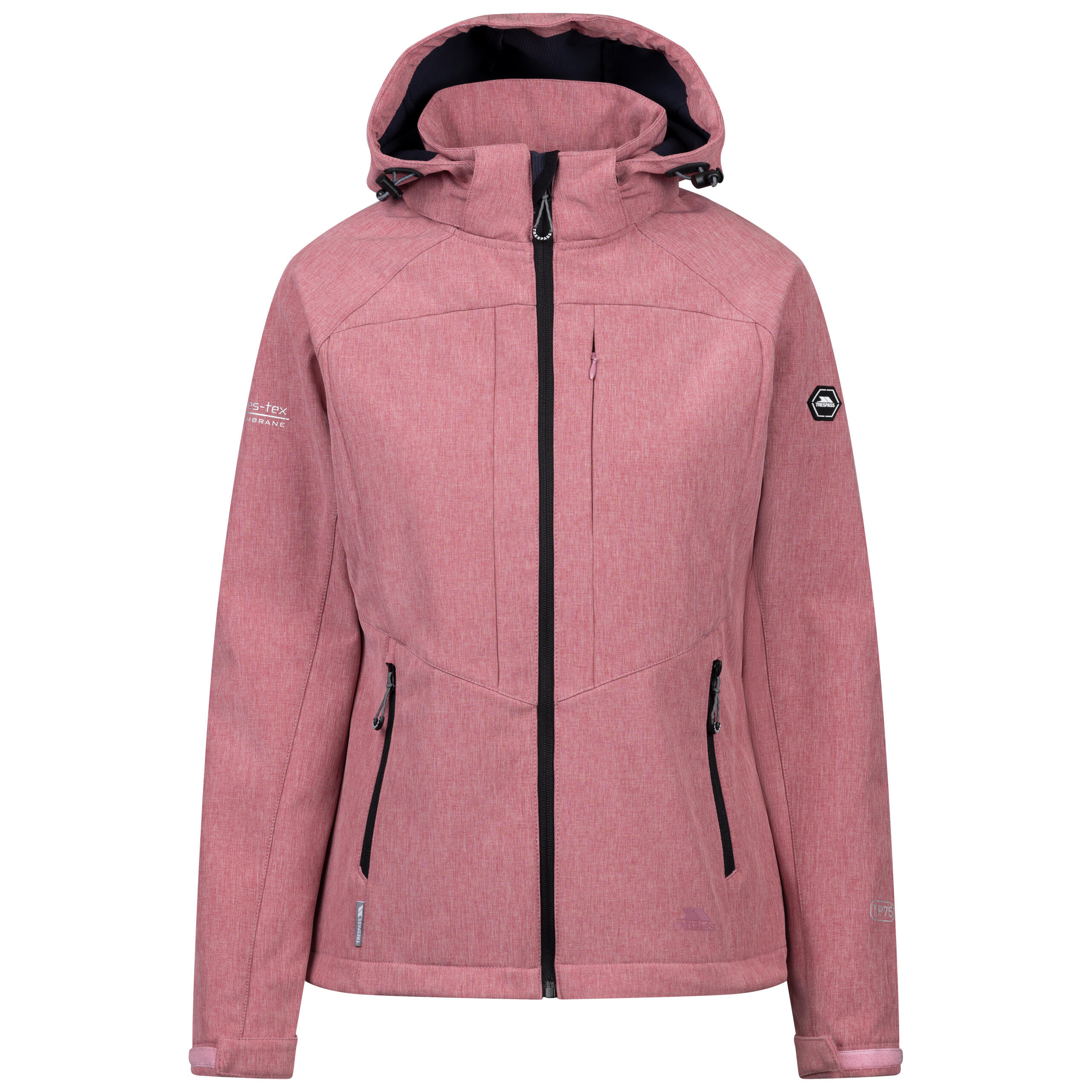 Trespass Fryatt - Chaqueta softshell para mujer Light Mulberry Marl 1/5