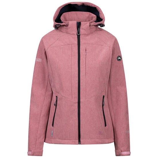 Trespass Fryatt - Dames softshelljack Licht Mulberry Gemêleerd