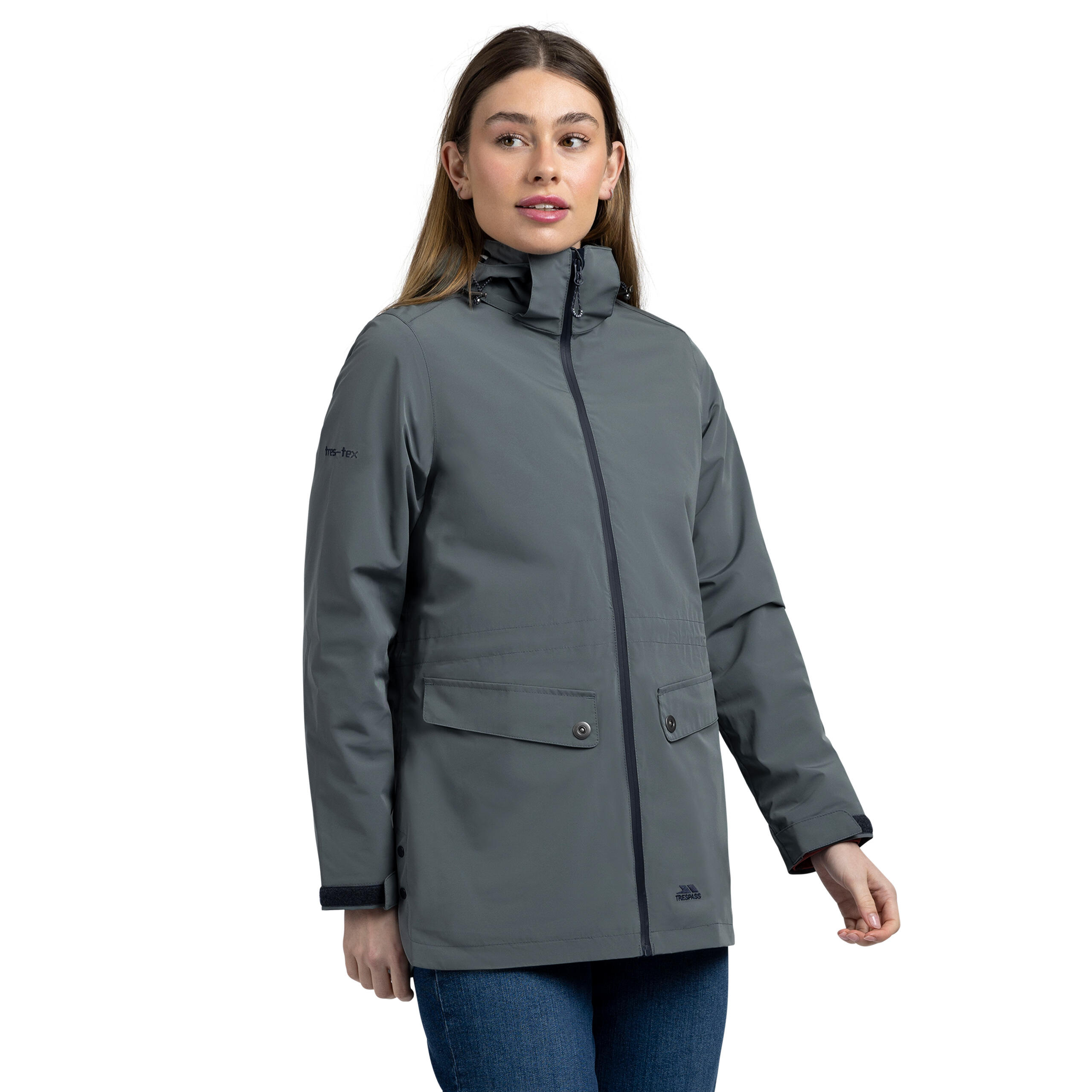 Trespass Tiverton - Veste imperméable Femme Teal Mist 4/5