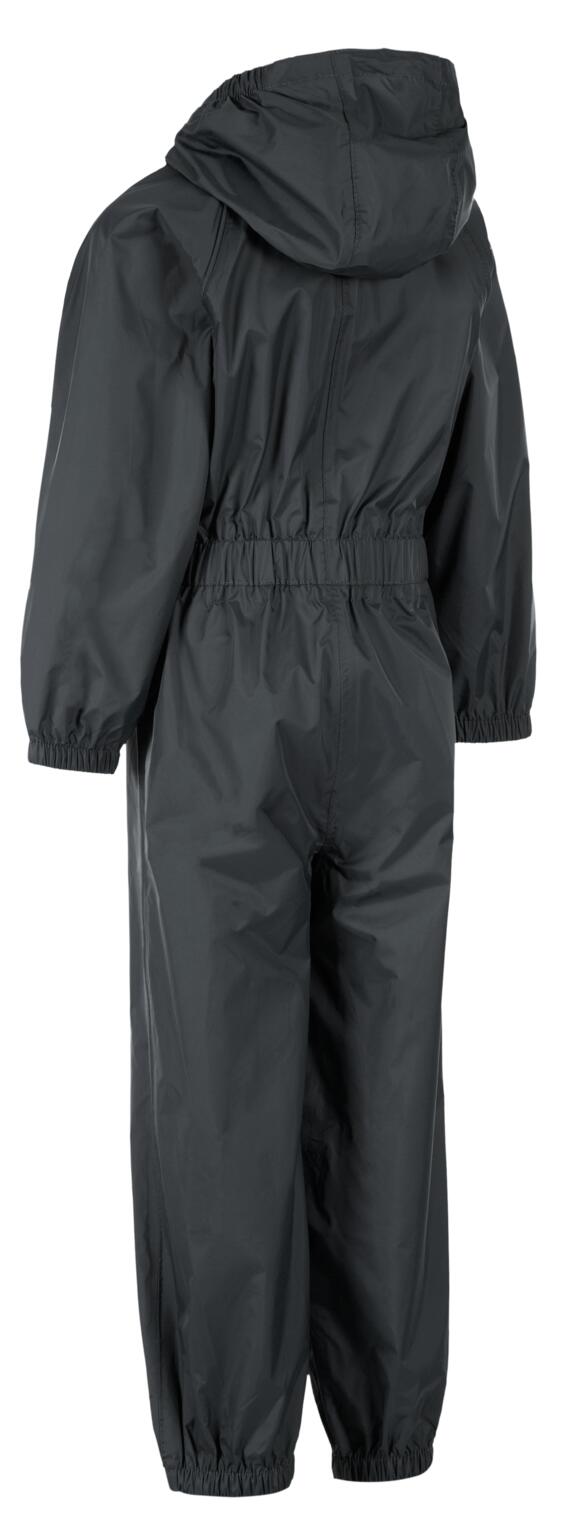 Trespass Button kinder unisex regenpak donkergrijs 5/6 2/2