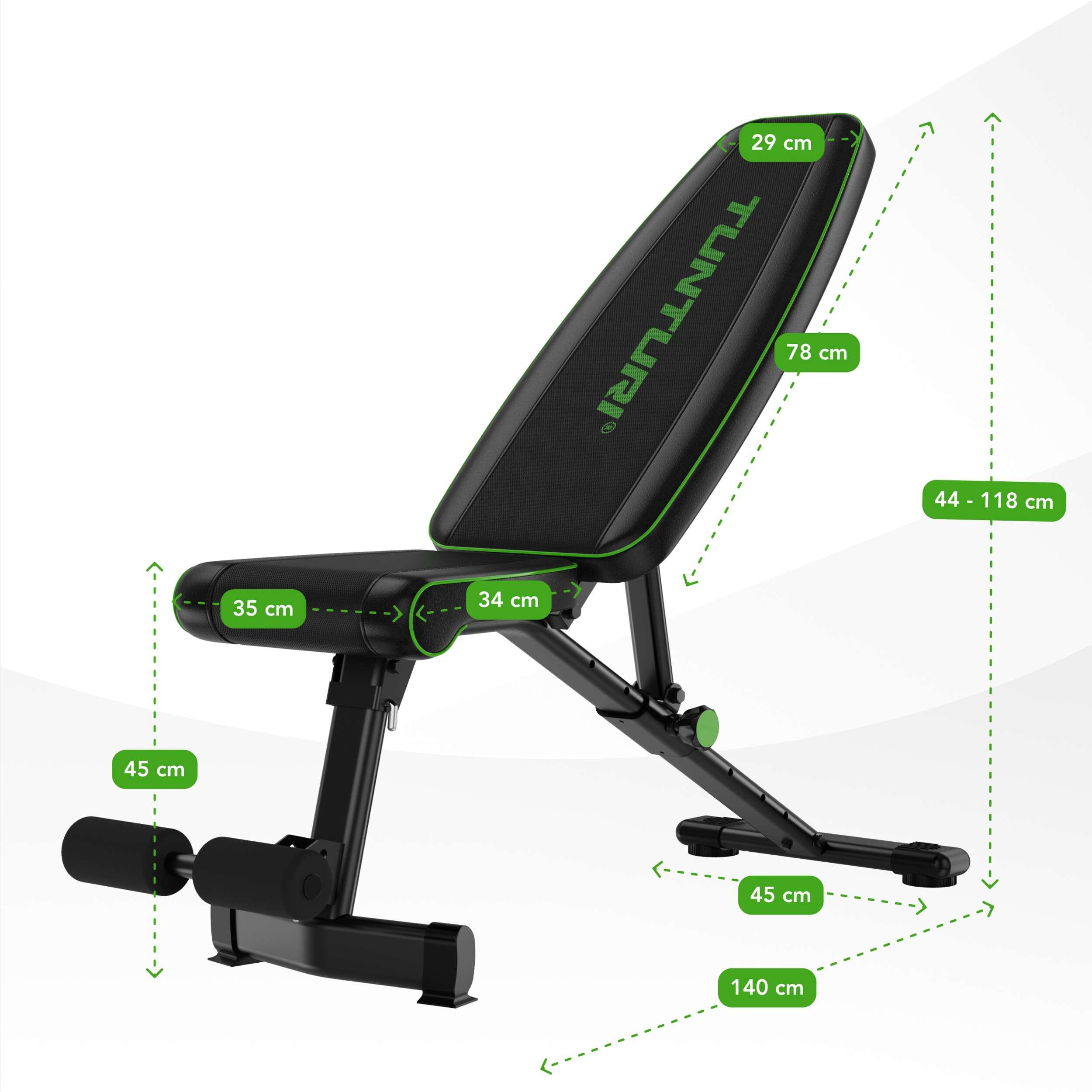 Banco de entrenamiento ajustable Tunturi UB20 4/7