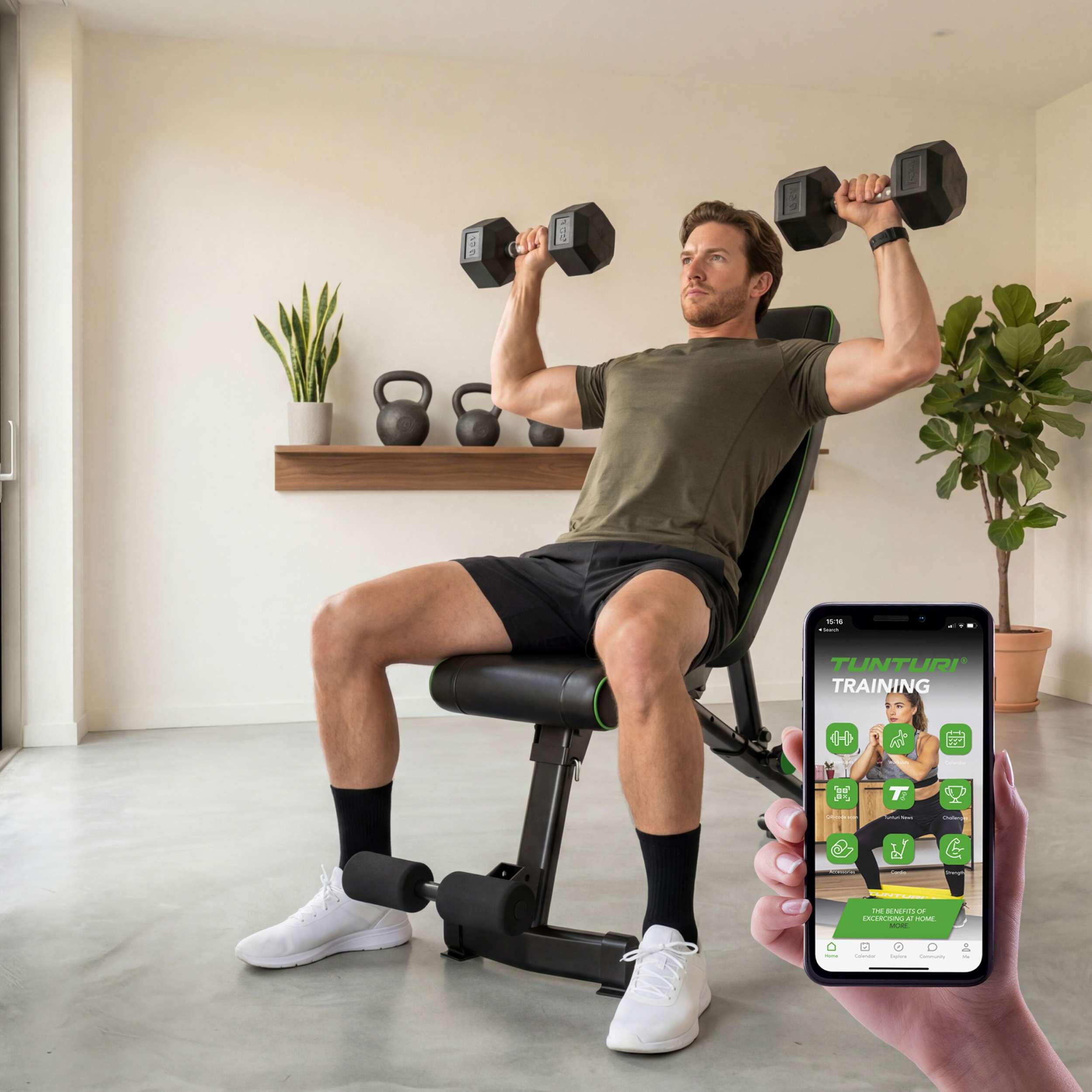 Banco de entrenamiento ajustable Tunturi UB20 7/7