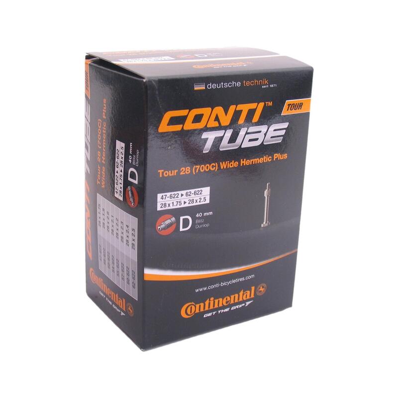Cameră de aer Continental Tour 28 Wide Hermetic Plus - Dunlop 40 mm