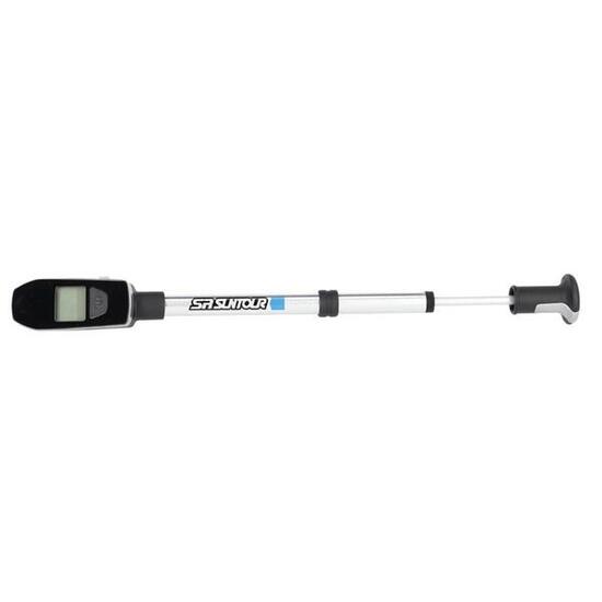 Pompe pour amortisseur et fourche SR Suntour numérique, 300 psi, noir/argent