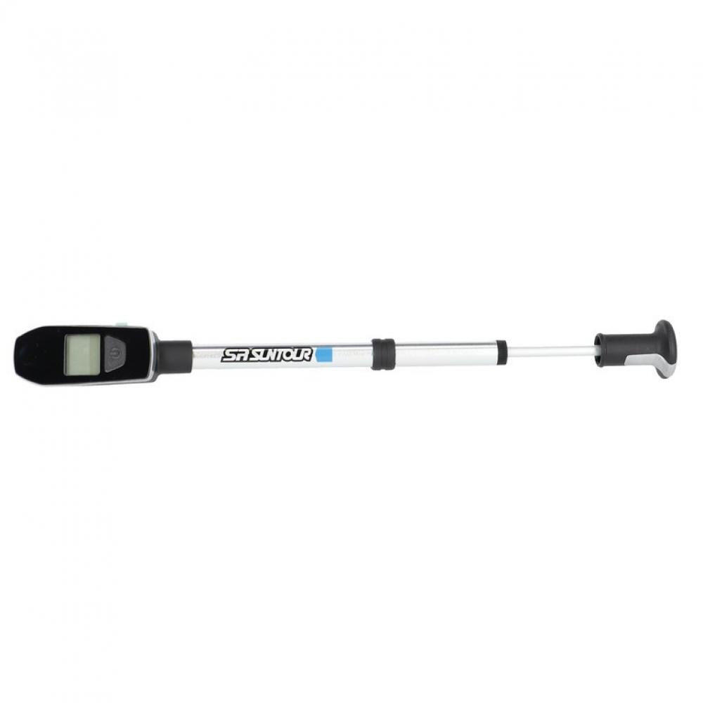 Pompe pour amortisseur et fourche SR Suntour numérique, 300 psi, noir/argent 2/3