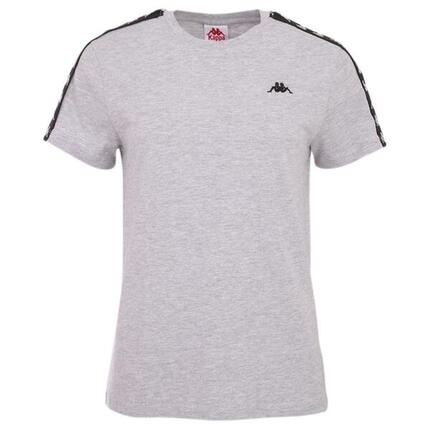Kappa Damen-T-Shirt, normale Passform, 95% Baumwolle 5% Viskose