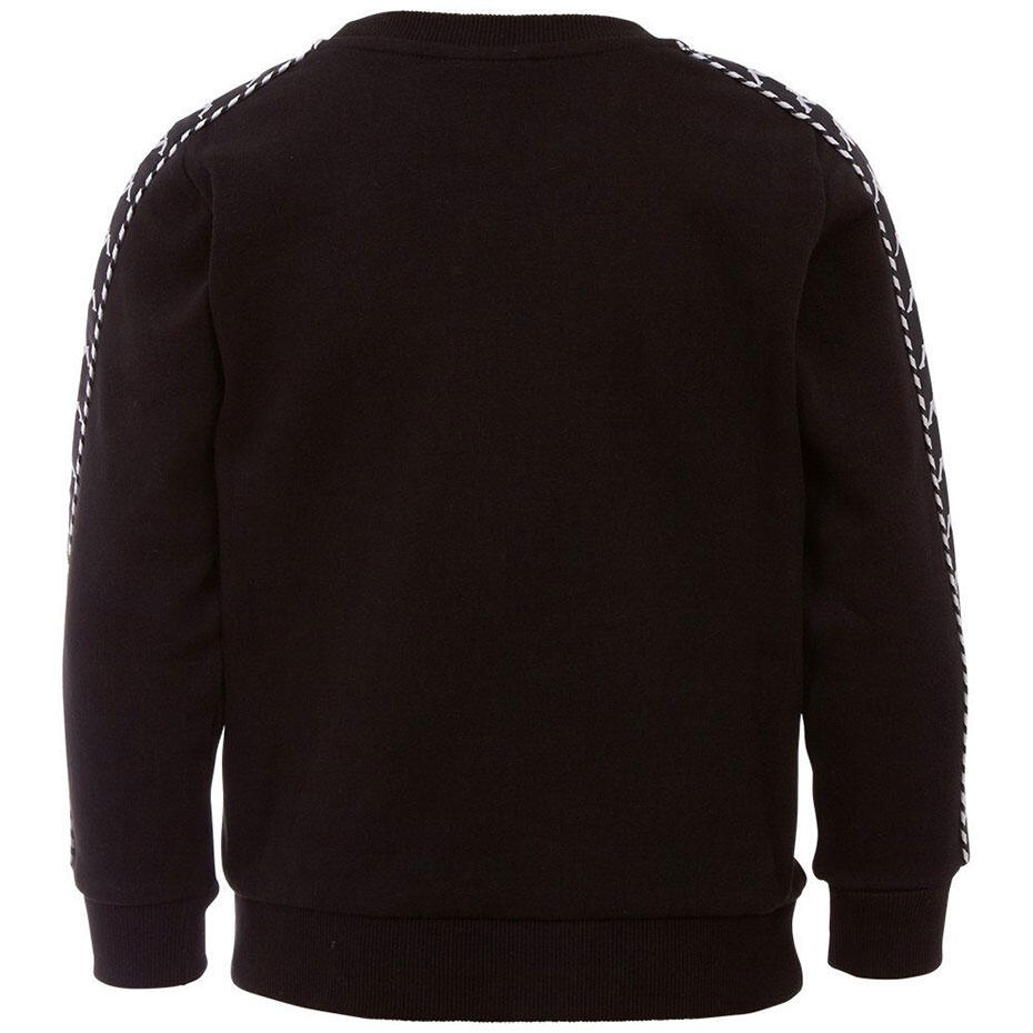 Sudadera infantil Kappa con logo repetido en las mangas 2/3