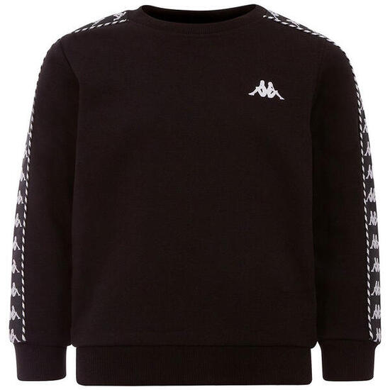 Sweat-shirt enfant Kappa avec logo répétitif sur les manches