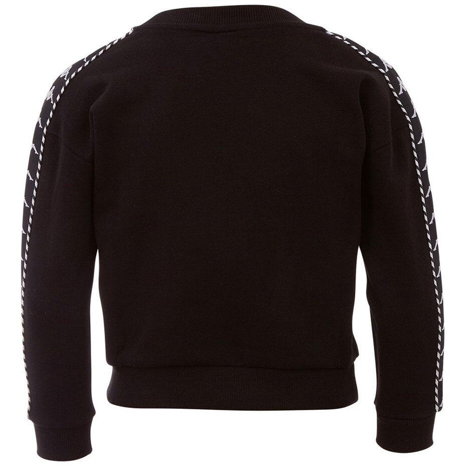 Kappa Felpa Bambino Ilary - Nera - 80% cotone, 20% poliestere 2/3