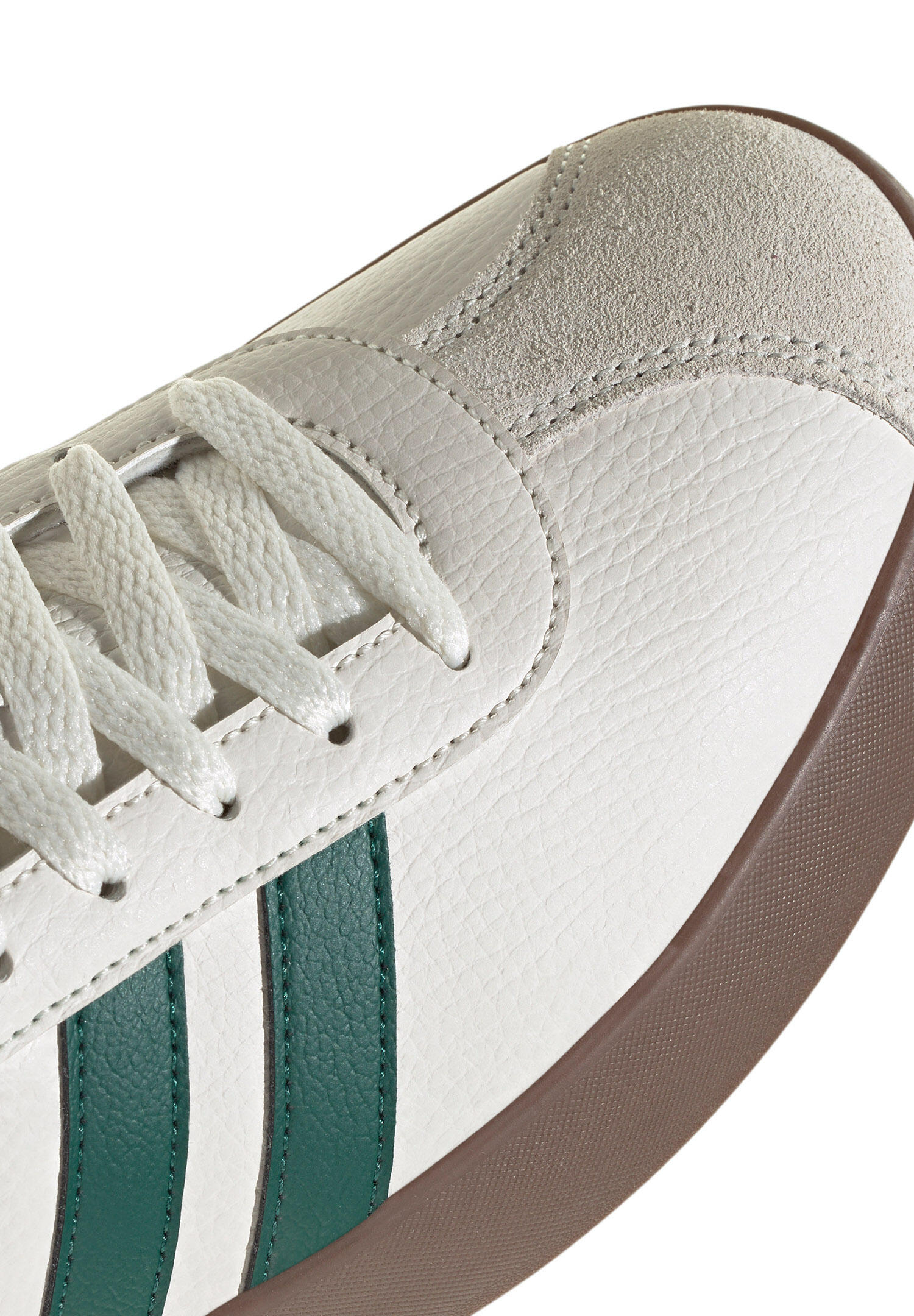 adidas VL COURT 3.0 Herren Sneaker Schuhe Leder KJ6808 White/ Green 7/15
