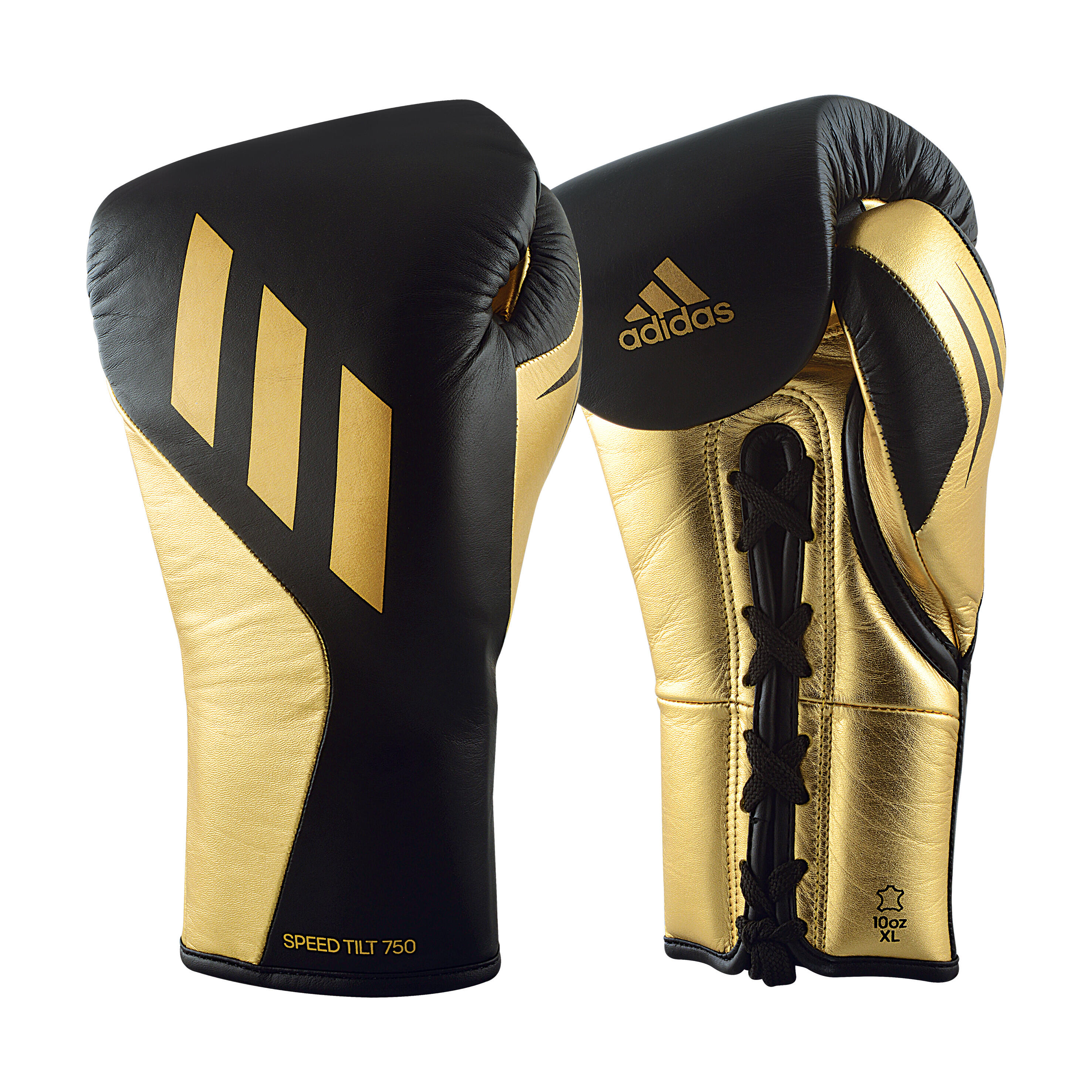 adidas SPEED TILT 750pro Boxhandschuh, schwarz/gold metallic, SPD750FG 2/7