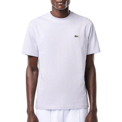 Maglietta Logo Ricamato Uomo Lacoste Nero