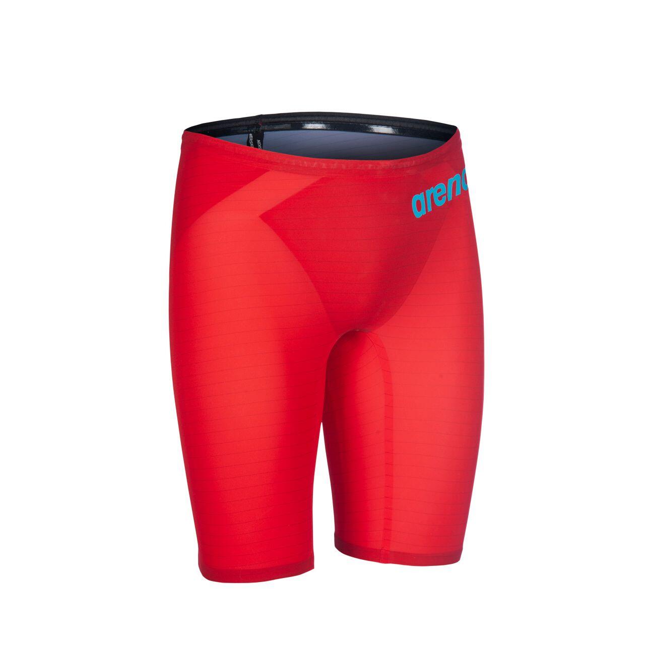 Arena Powerskin Carbon Air² Jammer - Red / Blue 3/5