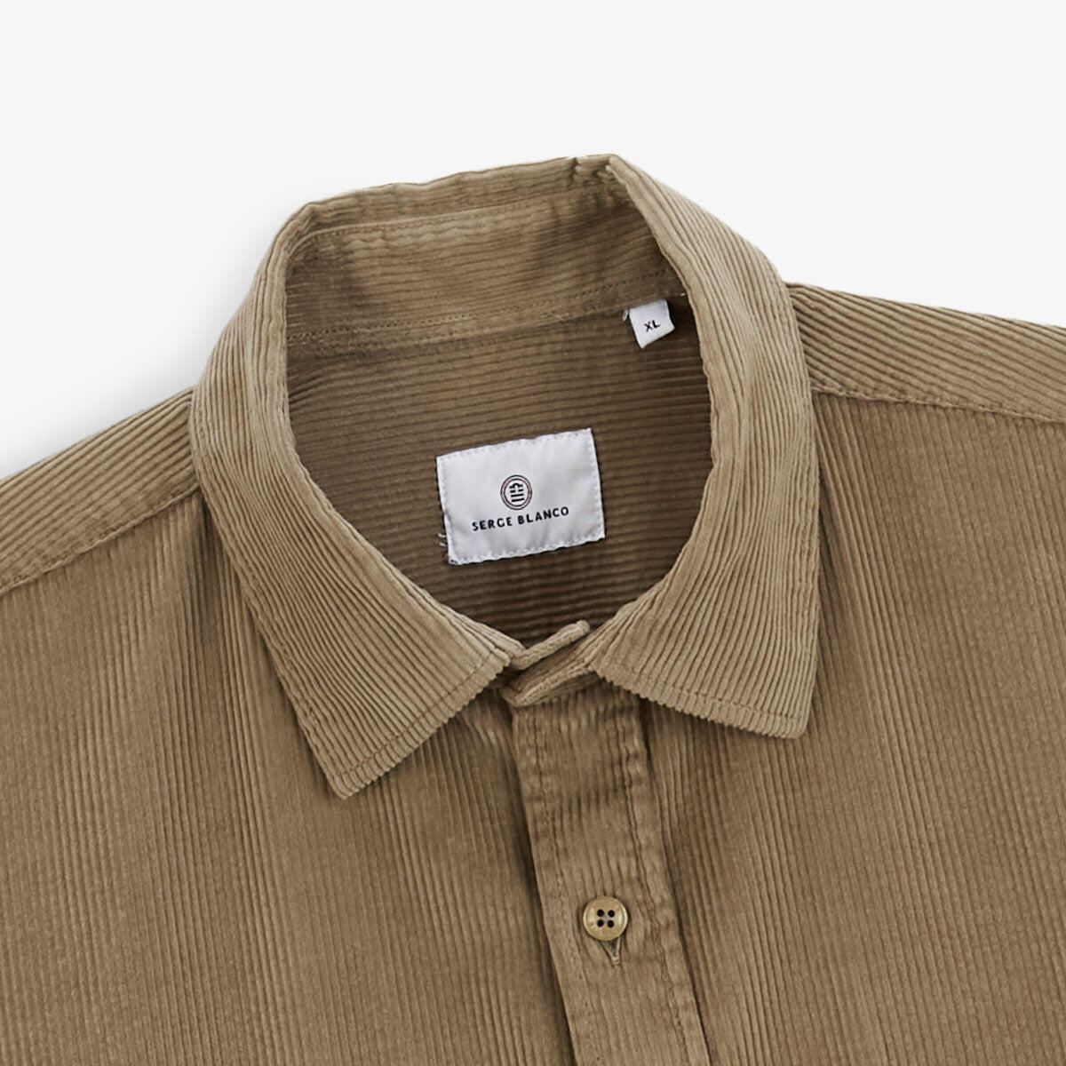 Camisa de manga larga Charles en terciopelo 4/4