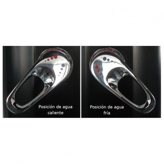 Ducha solar de PVC negro 30 L 2/3