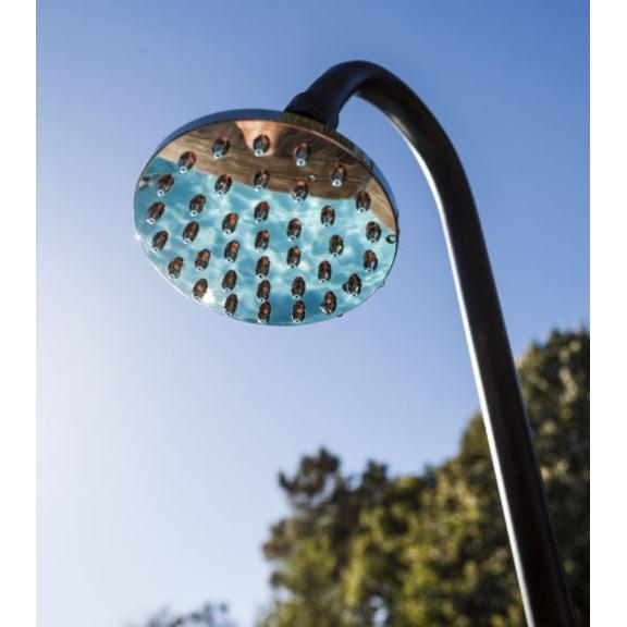 Ducha solar de PVC aspecto madera 9 L 5/6