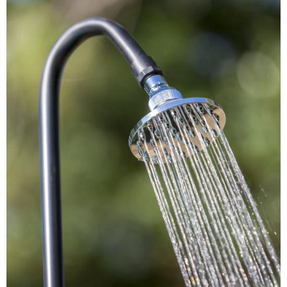 Ducha solar de PVC aspecto madera 9 L 4/6