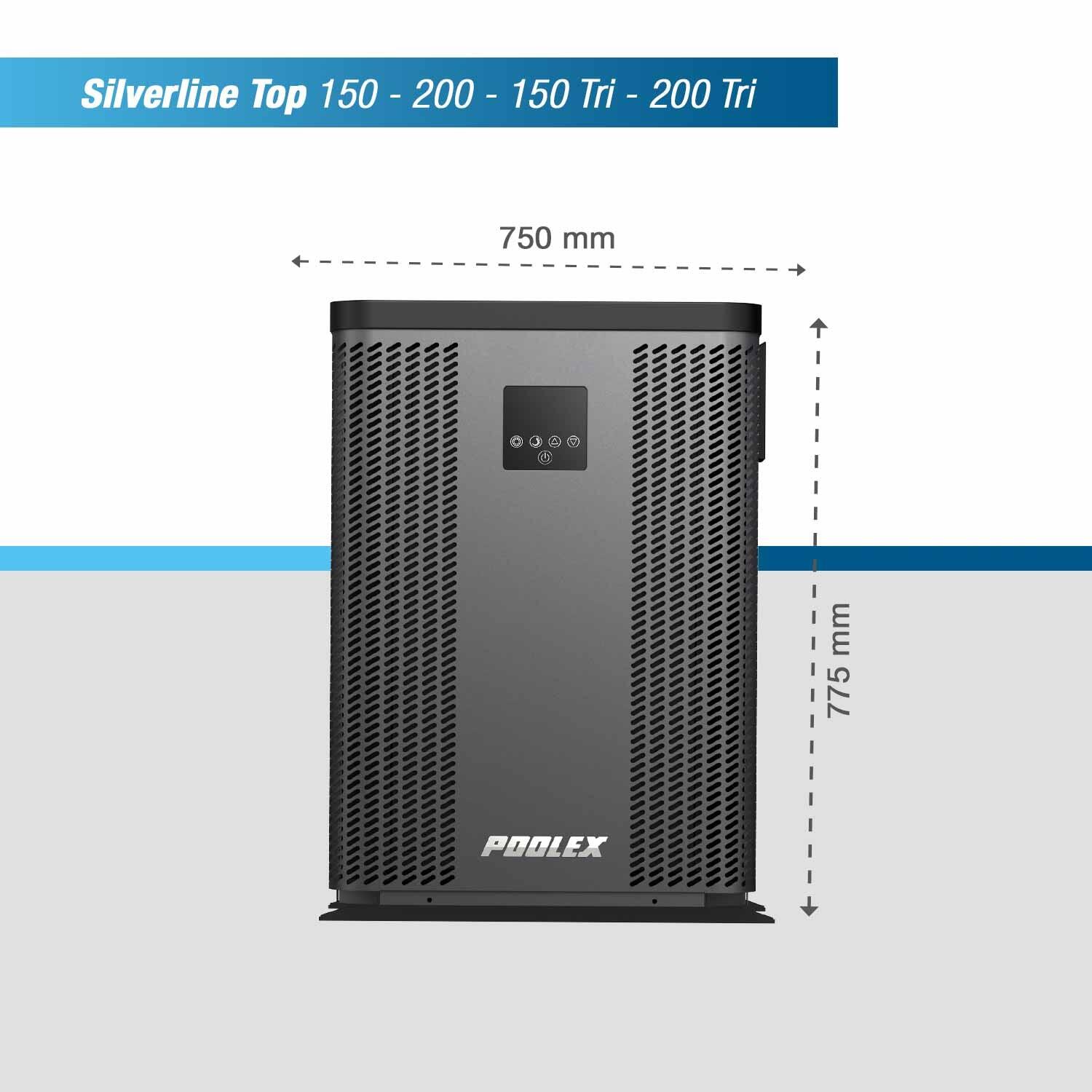 Poolex - Bomba de calor Silverline Top PC-TOP090 (40-50 m³) 5/7