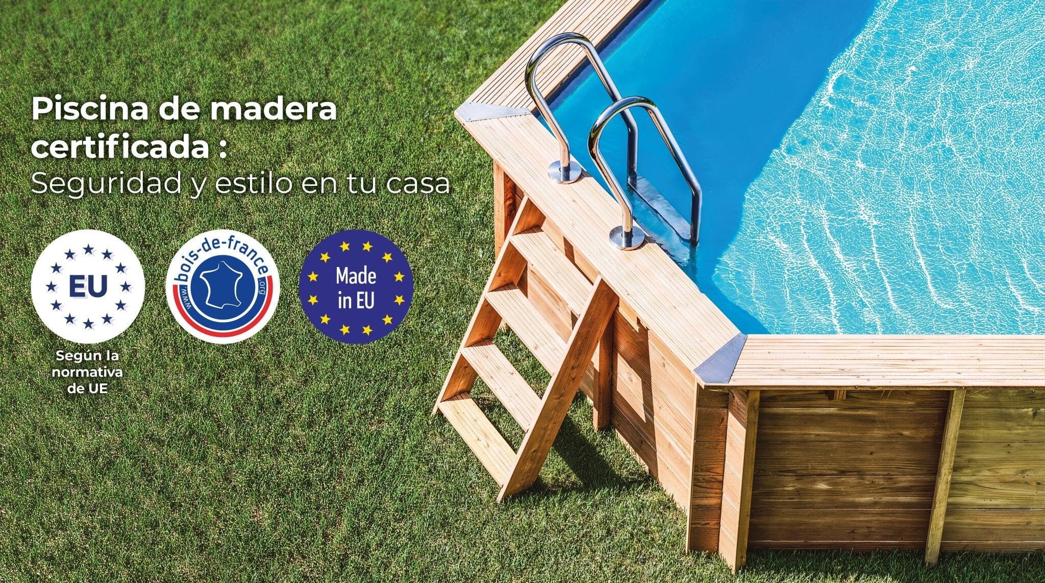 Holzbecken Sunbay Vermela 672x472x146 Außenbereich 7/7