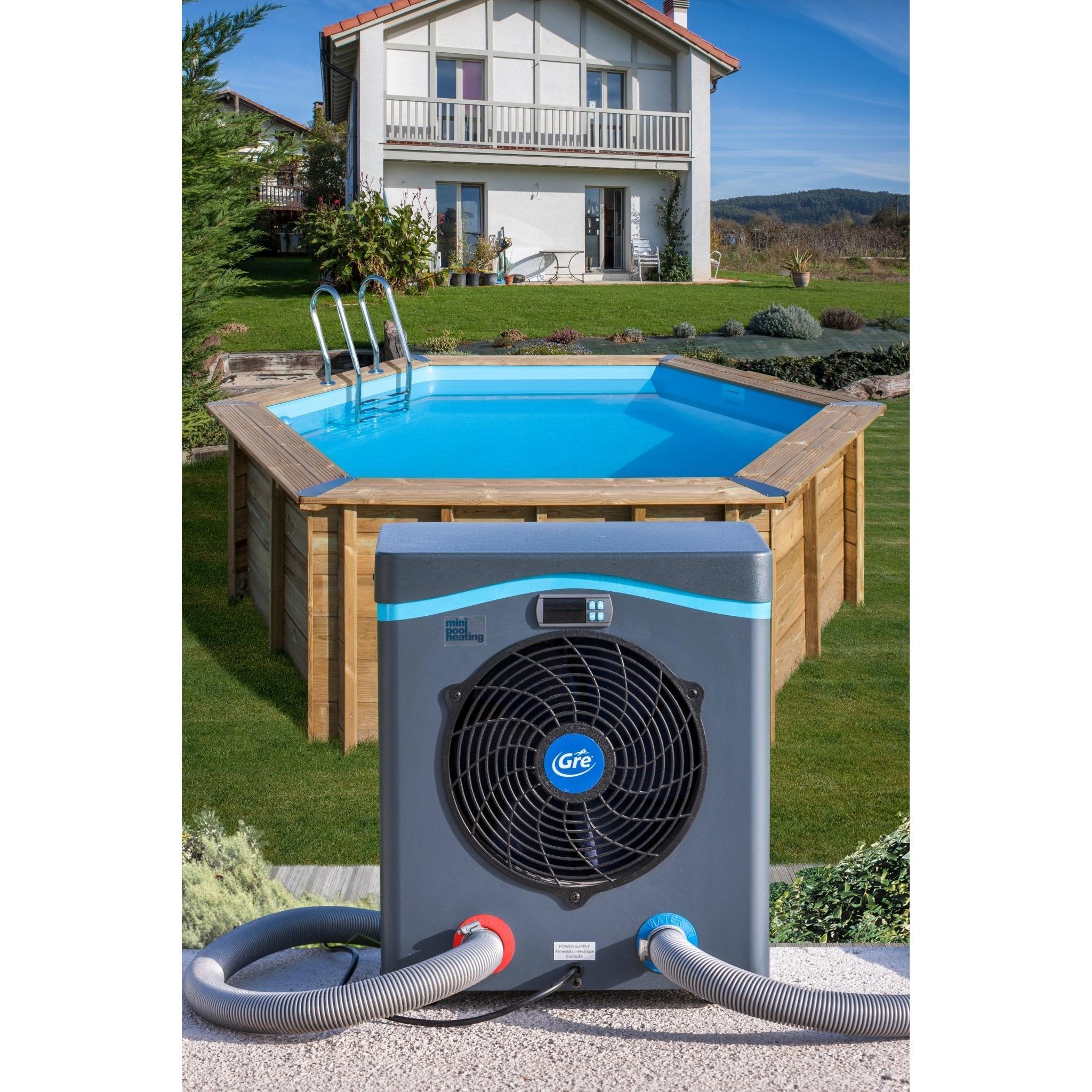 Bomba de calor mini para piscinas de sobre suelo con volumen de hasta 20 m3 6/7