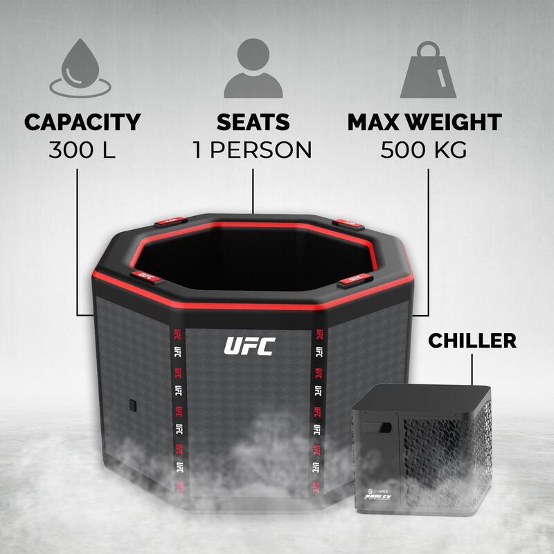 Pachet Chiller 5kW ICEBATH UFC OCTOGON NETSPA: Terapie cu frig - 170x92x90cm