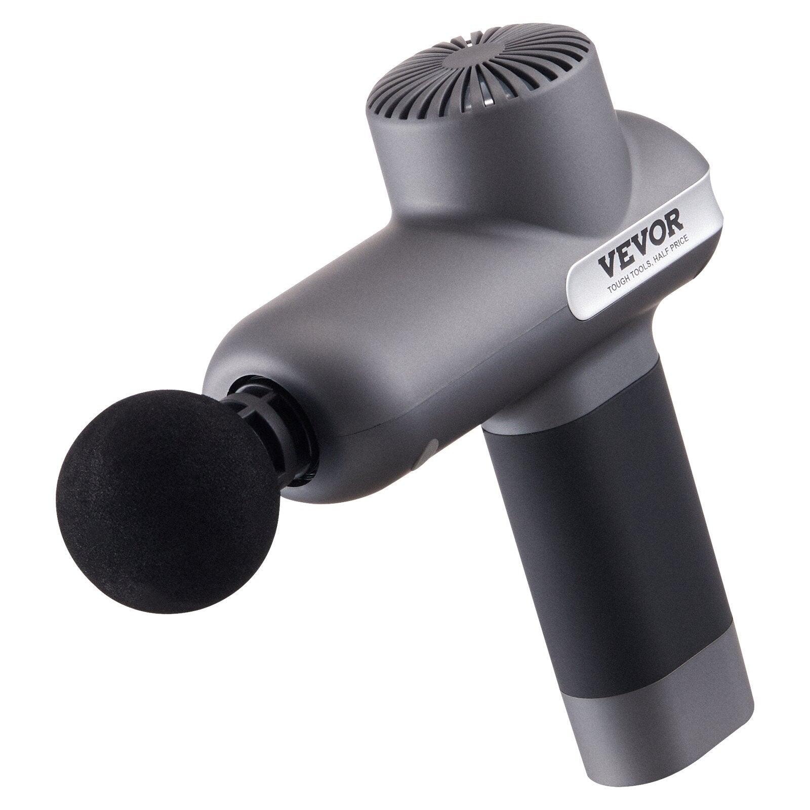 Percussion Muscle Massager for Athletes - with 5 Speed Levels & 6 Massage Heads