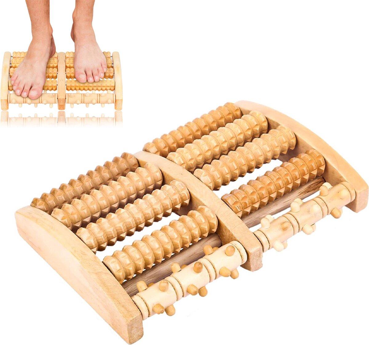 Wooden Foot Massage Roller