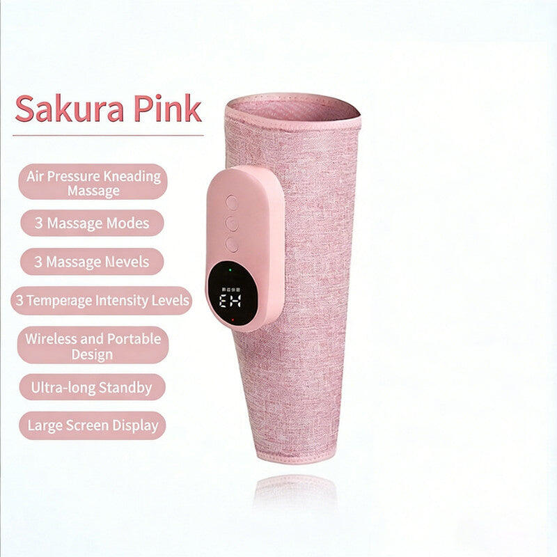 Leg massager for blood circulation (pink)