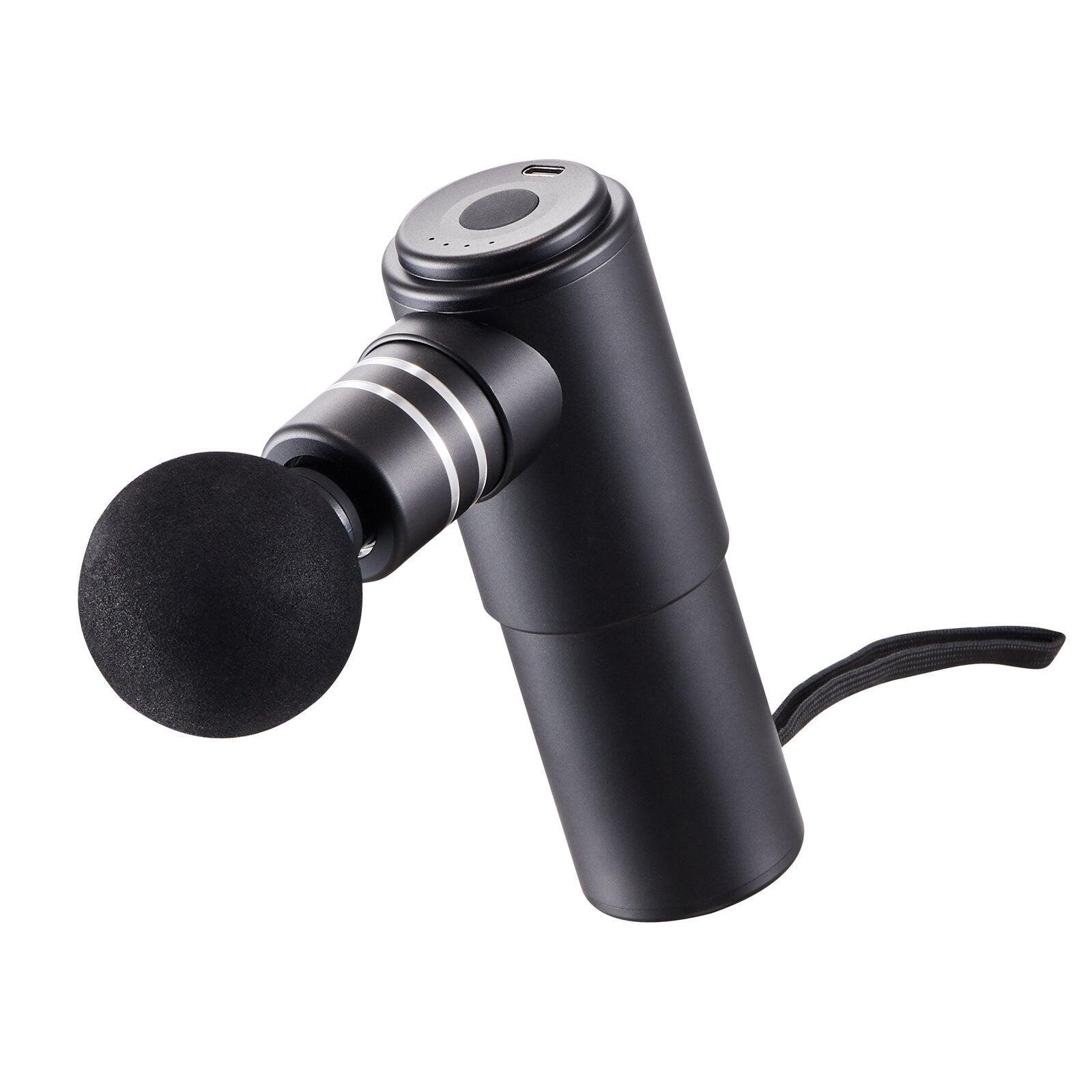 Percussion Muscle Massager for Athletes - with 4 Speed Levels & 4 Massage Heads
