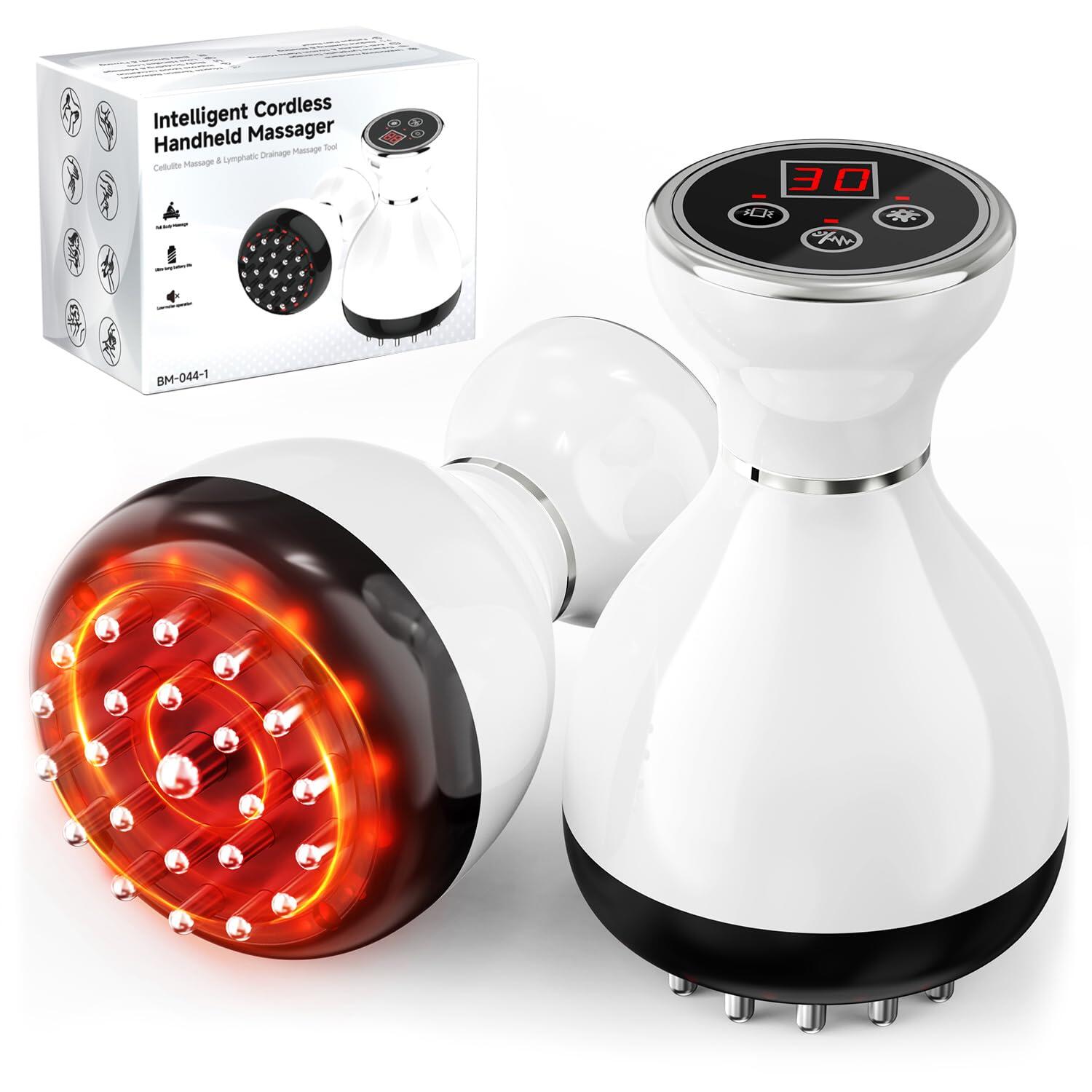 4-in-1 Cordless Body Sculpting Massager (White)