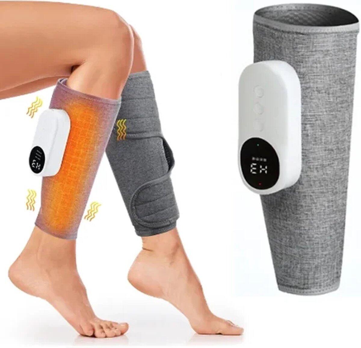 Leg massager for blood circulation  (grey)