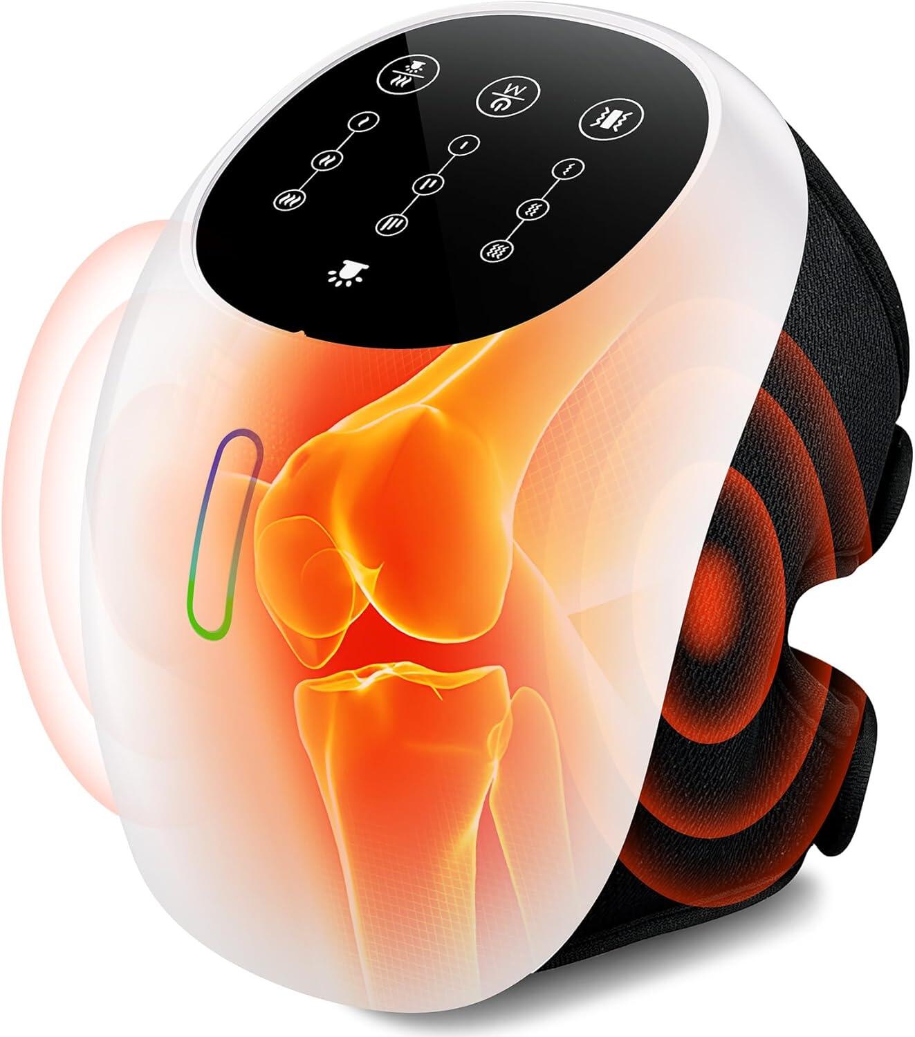 Cordless Knee Massager for Athletes, Seniors & Active Adults