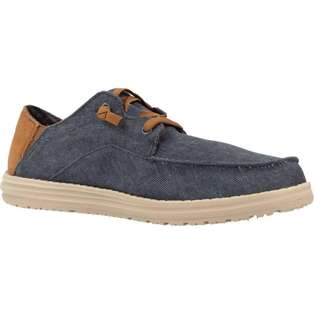 Scarpe da ginnastica Skechers Melson-planon, Blu, Uomini 5/6