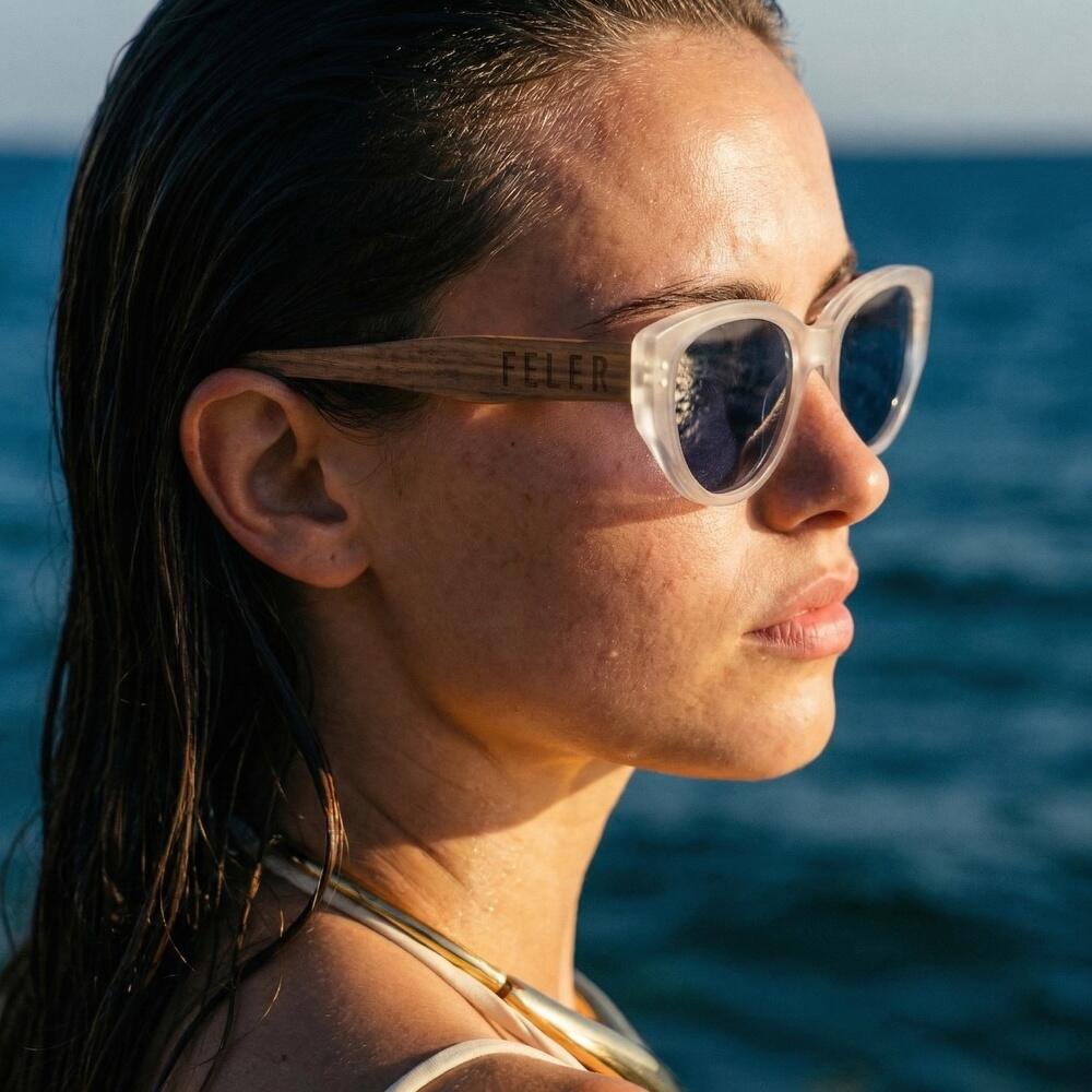 Gafas de Sol Feler 1616-4 Polarizadas de Madera Unisex 55 mm 5/6
