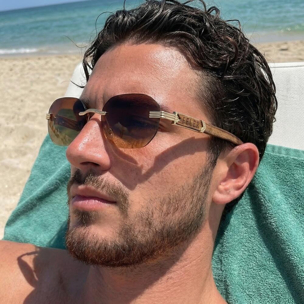 Gafas de Sol Feler 1813-2 Polarizadas de Madera Unisex 56 mm 5/6